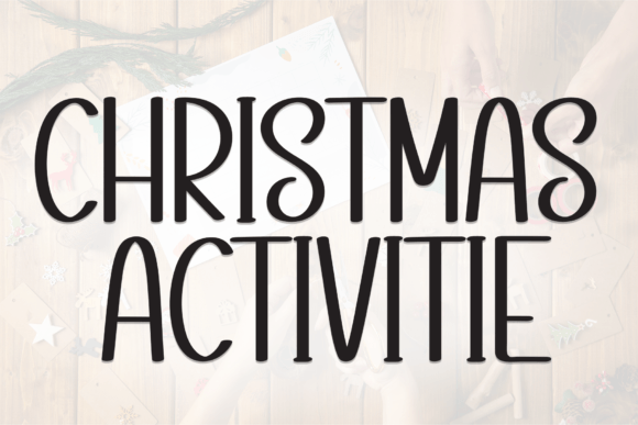 Christmas Activitie: A Festive Design Asset