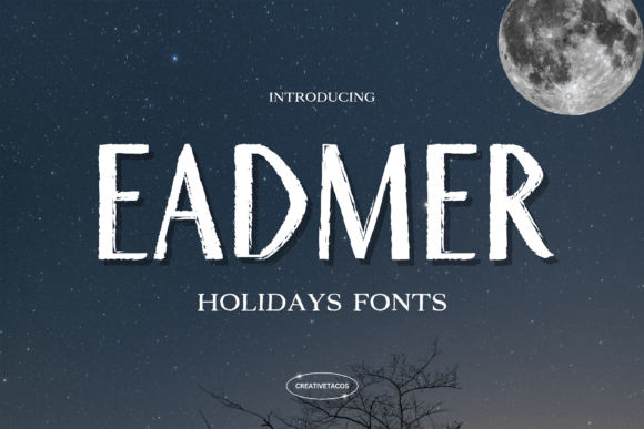 Eadmer: The Brush Font That Brings Holiday Joy to Your Designs
