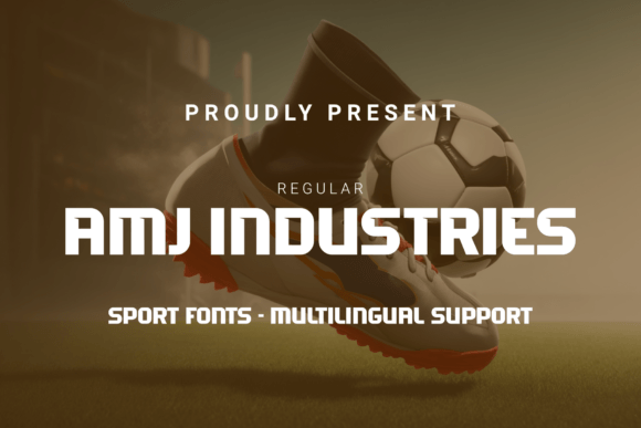 Forging Athletic Identity: The Design Power of Amj Industries Typography