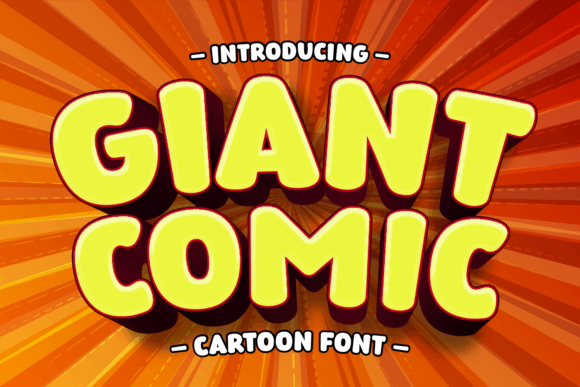 Giant Comic: The Bold, Chubby Font for Joyful Designs