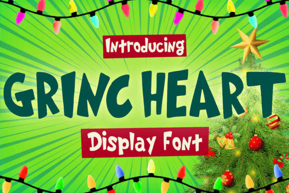 Grincheart: The Playful Christmas Font for Bold Designs
