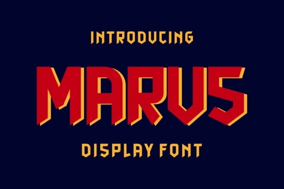 Marus: A Quirky Display Font for Distinctive Branding and Design