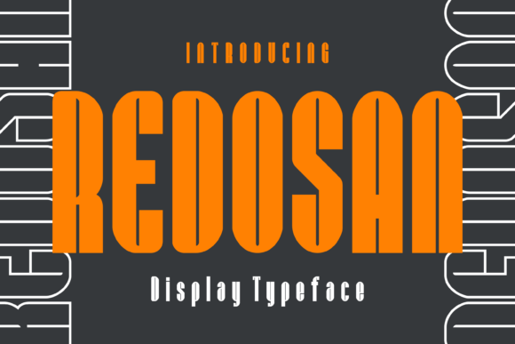 Redosan: The Unique Display Font for Bold Creative Ideas